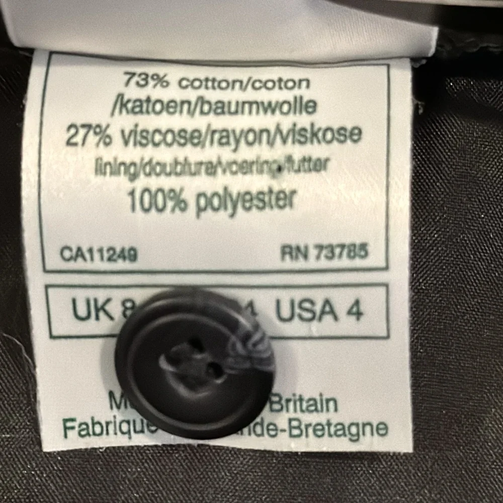 Laura Ashley Velvet Black Vintage Soft Luxe Lined Button Zip Up Midi Skirt 4 - Picture 6 of 11